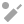 Cricket icon gray